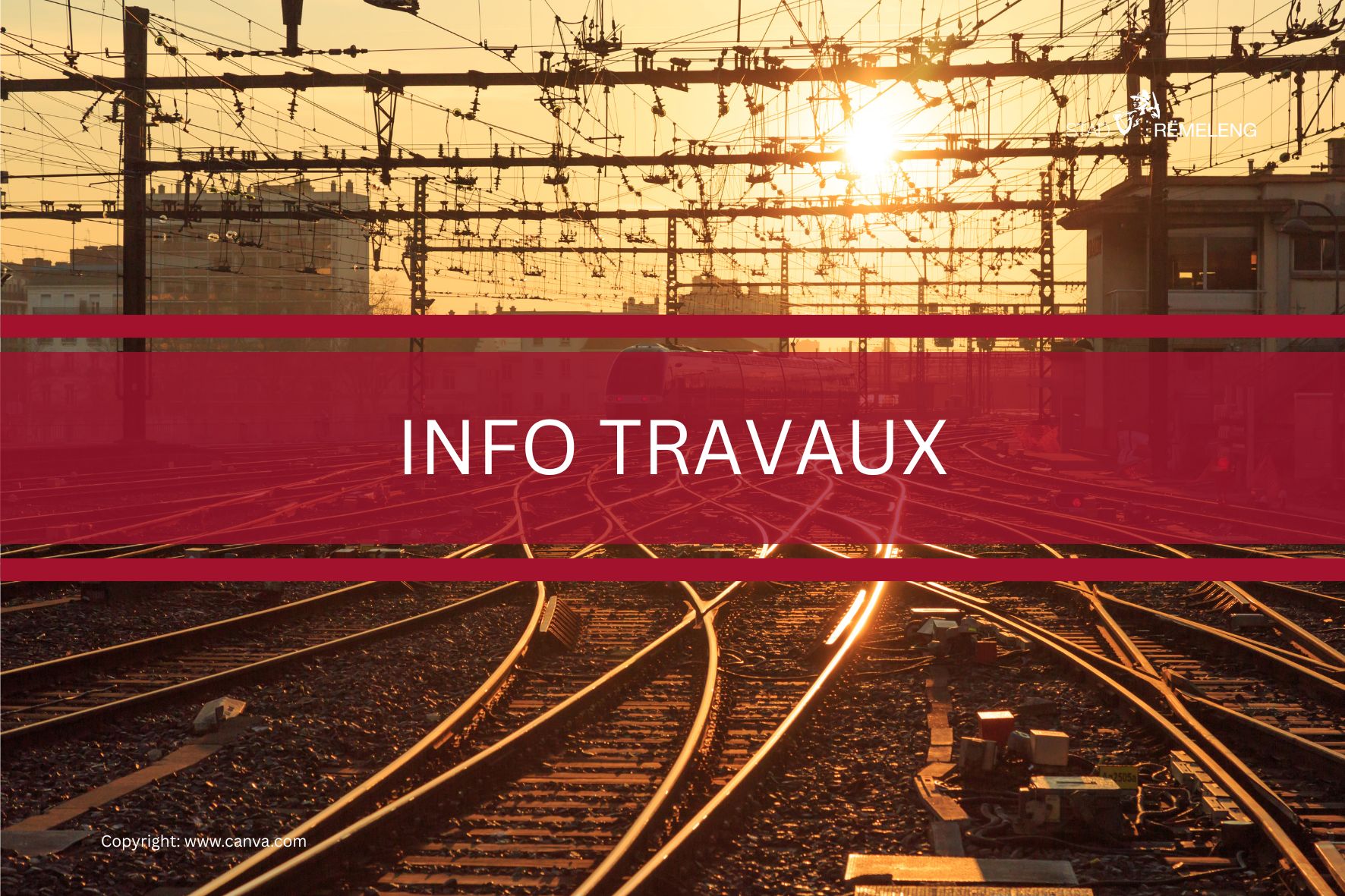 Changements temporaires sur le réseau ferroviaire