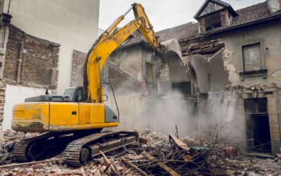 Demolitiounsoarbechten an der Grand-Rue